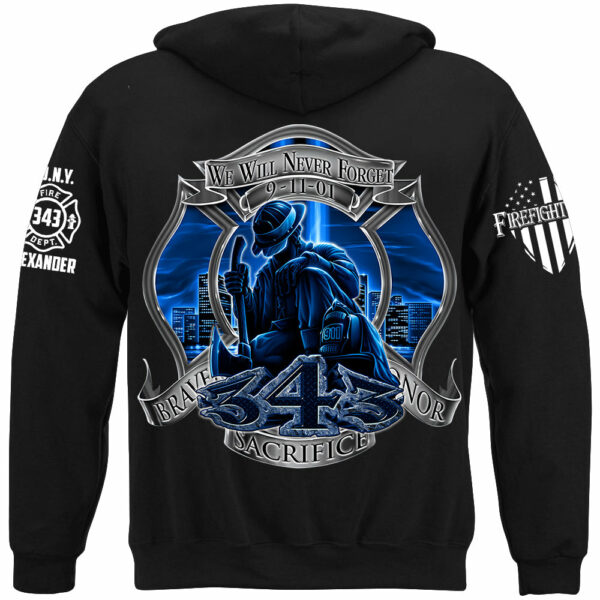 We Will Never Forget 9-11 Custom Shirt For Firefighter H2511 - Image 6