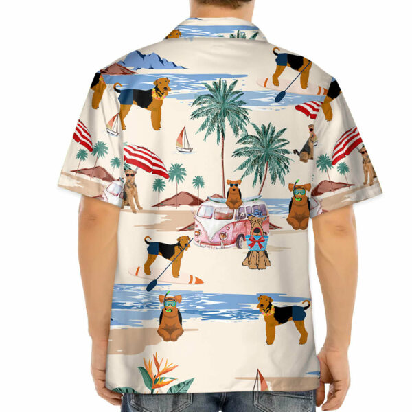 Welsh Terrier Summer Beach Hawaiian Shirt - Image 4