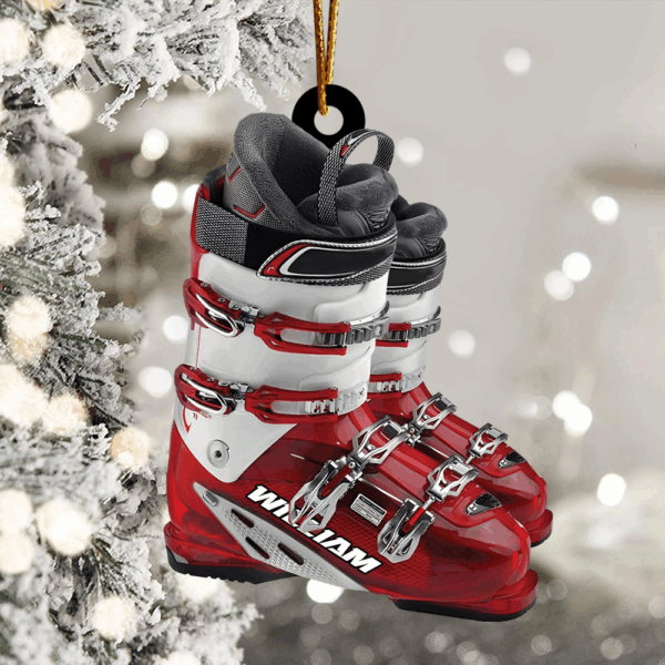 Winter Skiing Boots Christmas Ornament Gift For Skiing Lovers H2511 - Image 3
