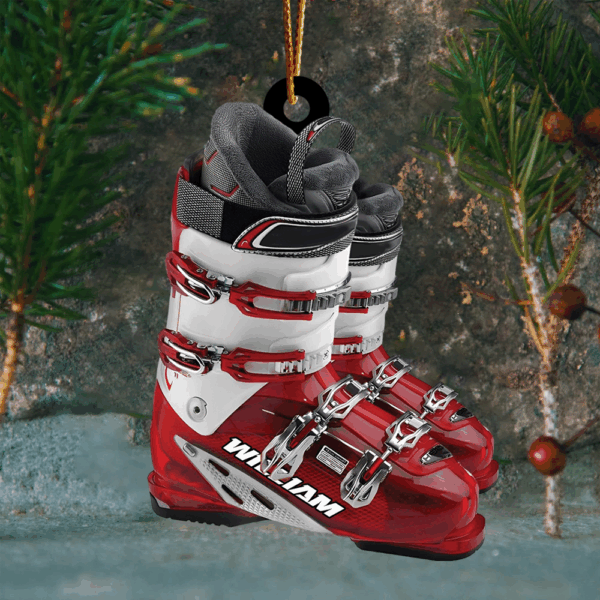 Winter Skiing Boots Christmas Ornament Gift For Skiing Lovers H2511 - Image 2