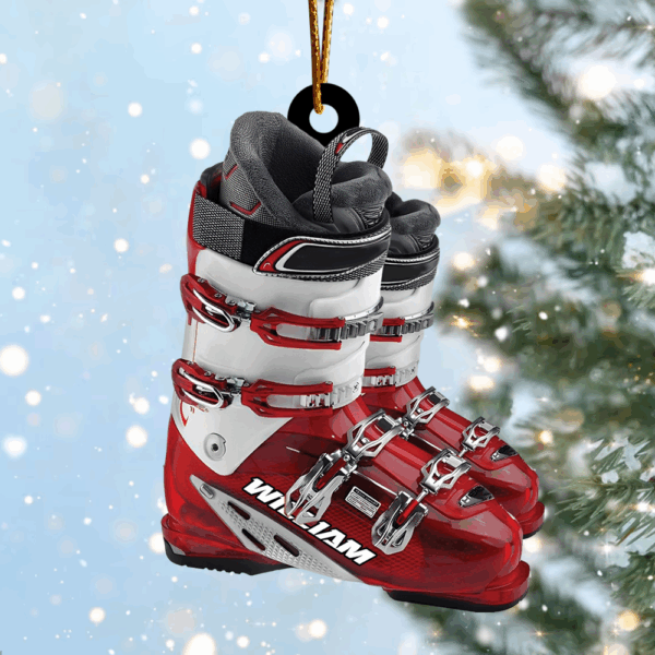 Winter Skiing Boots Christmas Ornament Gift For Skiing Lovers H2511 - Image 5