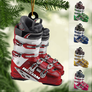 Winter Skiing Boots Christmas Ornament Gift For Skiing Lovers H2511