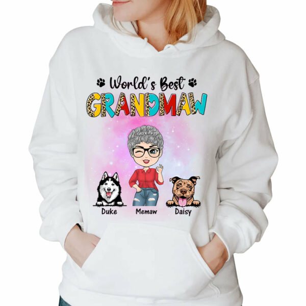 World's Best Grandmaw Personalized Shirt For Dog Grandma H2511 - Image 5