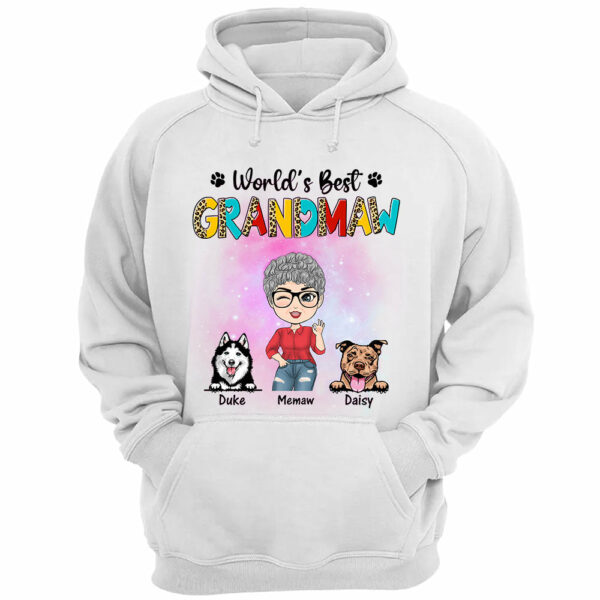 World's Best Grandmaw Personalized Shirt For Dog Grandma H2511 - Image 4