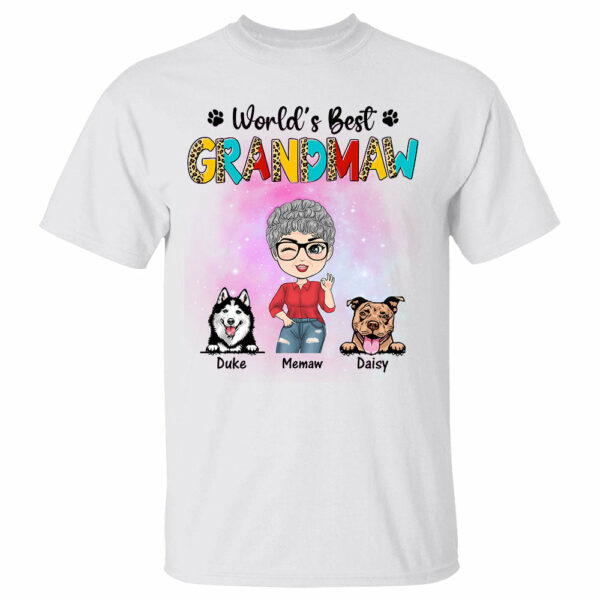 World's Best Grandmaw Personalized Shirt For Dog Grandma H2511 - Image 2
