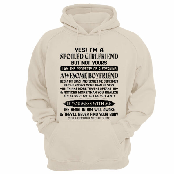 Yes! I'm A Spoiled Girlfriend Shirt Perfect Gift For Girlfriend - Image 10