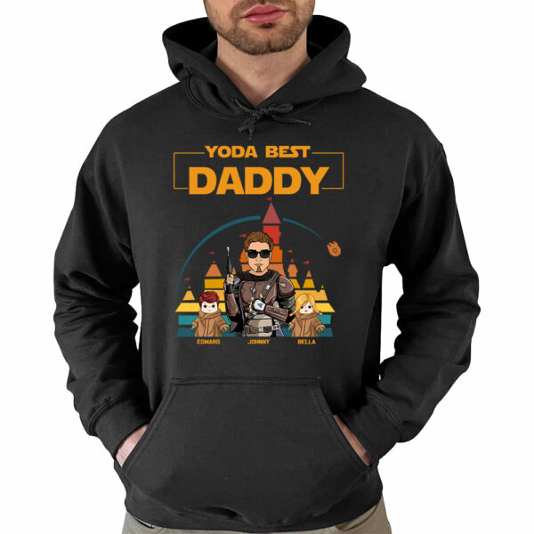 Yoda Best Dad - Custom Shirt Gift For Dad Papa - Image 4