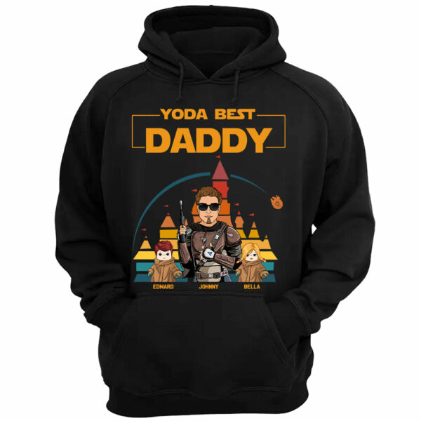 Yoda Best Dad - Custom Shirt Gift For Dad Papa - Image 3
