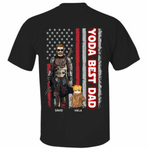 Yoda Best Dad - Personalized Shirt Custom Nickname With Kids Gift For Dad Mom