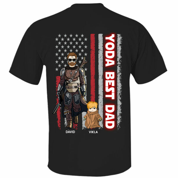 Yoda Best Dad - Personalized Shirt Custom Nickname With Kids Gift For Dad Mom