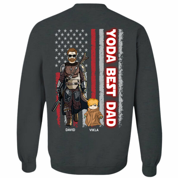 Yoda Best Dad - Personalized Shirt Custom Nickname With Kids Gift For Dad Mom - Image 5