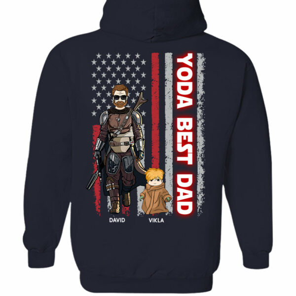 Yoda Best Dad - Personalized Shirt Custom Nickname With Kids Gift For Dad Mom - Image 9