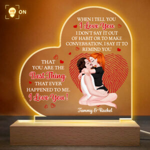 You Are The Best Thing - LED Light For Couples - Personalized Gift For Your Love NA04
