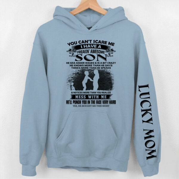 You Can't Scare Me I Have A Freakin' Awesome Son Personalized Shirts Gift For Mom - Image 12