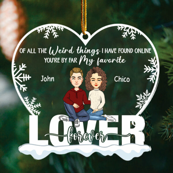 You're By Far My Favorite Personalized Ornament For Couple - Image 3