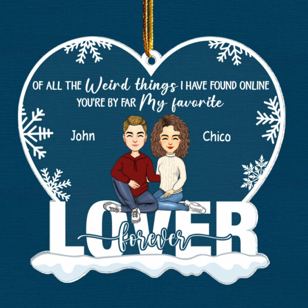 You're By Far My Favorite Personalized Ornament For Couple - Image 4