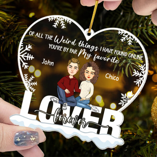 You're By Far My Favorite Personalized Ornament For Couple - Image 2