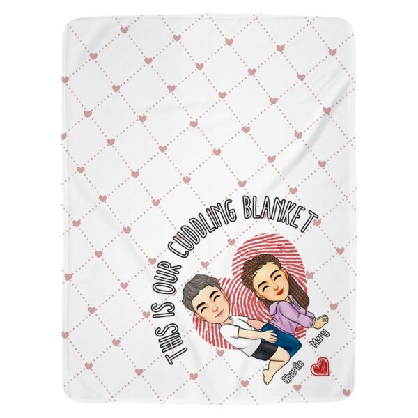 You're My Favorite Thing To Do - Couple Personalized Custom Blanket - Christmas Gift For Husband Wife, Anniversary - Image 3