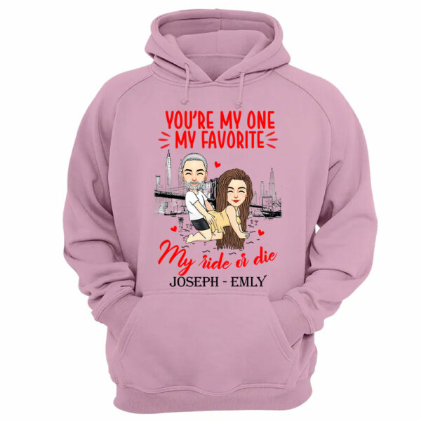 You're My One My Favorite My Ride Or Die - Personalized Shirt For Couple - Image 12