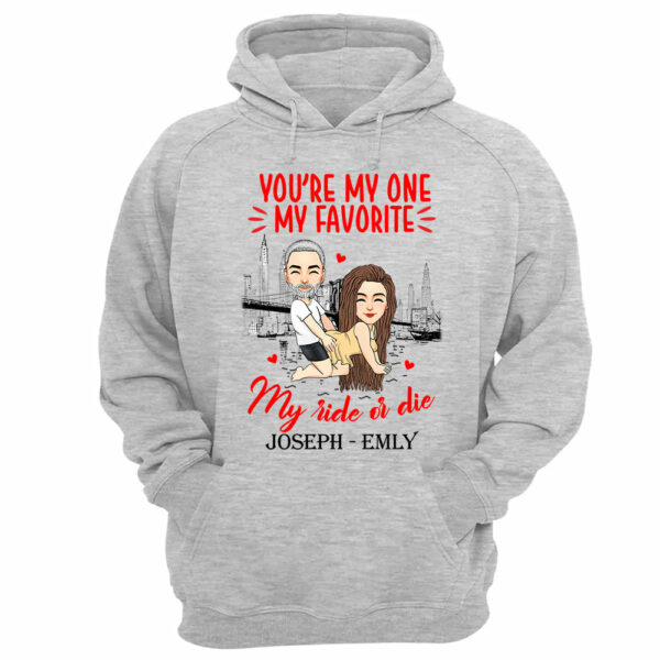 You're My One My Favorite My Ride Or Die - Personalized Shirt For Couple - Image 11